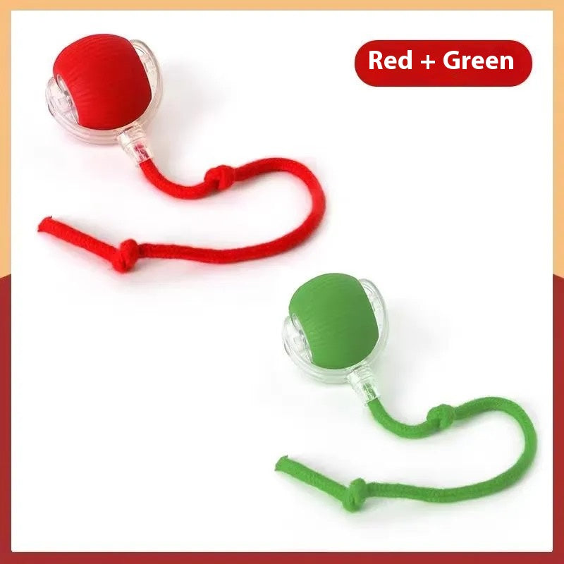 Automatic Self-Play Cat Toy Ball - Hands-Free Rolling Ball for Cats & Small Dogs, Interactive Exercise Toy to Reduce Boredom & Anxiety
