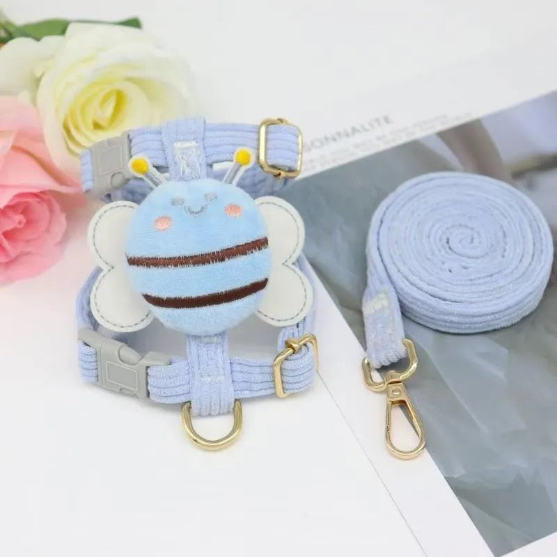 Buzzing with Style! Bee-Shaped Pet Leash - Adorable & Secure for Small Dogs & Cats