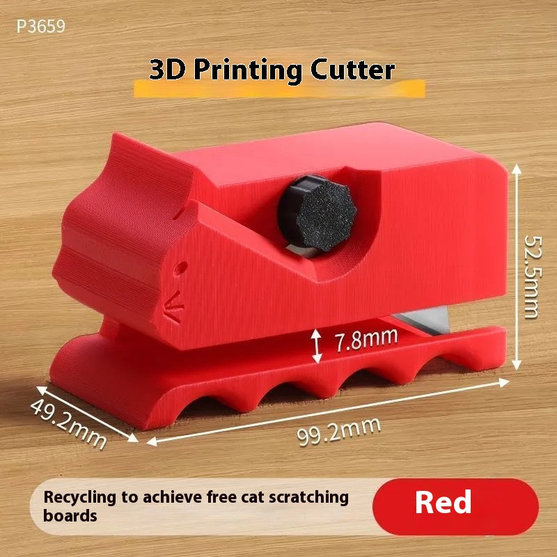 Purr-fect Cardboard Shredder for Cat Lovers - DIY Scratching Pad Maker Tool | Safe & Easy Recycled Material Cutter