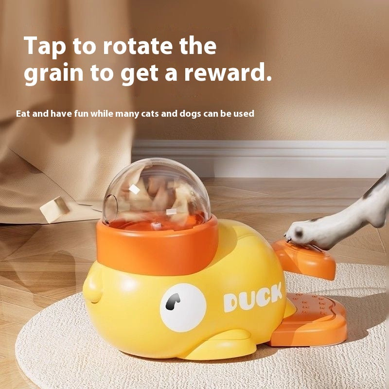 Genius Duck Treat Dispenser - Slow Feeder & Puzzle Toy in One