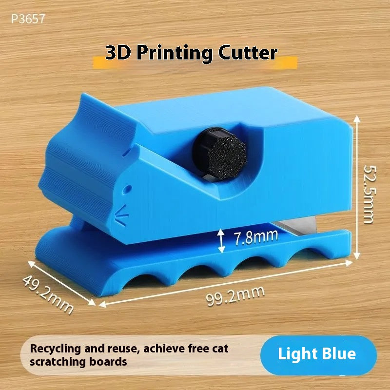 Purr-fect Cardboard Shredder for Cat Lovers - DIY Scratching Pad Maker Tool | Safe & Easy Recycled Material Cutter