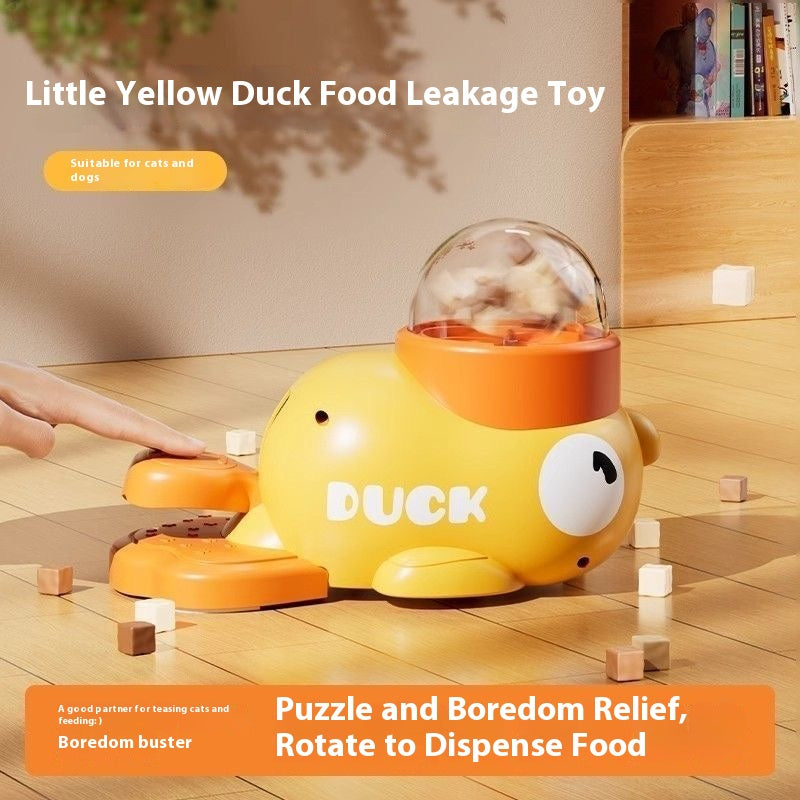 Genius Duck Treat Dispenser - Slow Feeder & Puzzle Toy in One