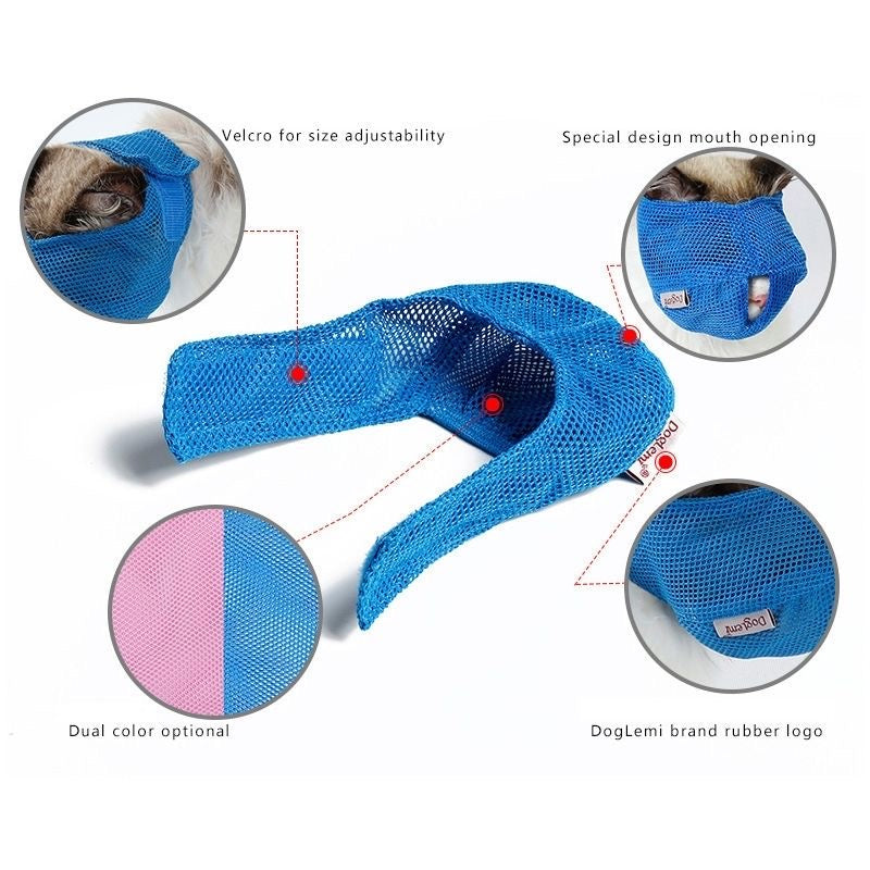 Purr-fect Calm Cat Mask - Breathable Mesh Muzzle for Stress-Free Grooming & Nail Trims!
