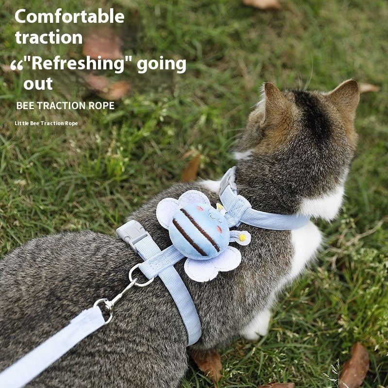 Buzzing with Style! Bee-Shaped Pet Leash - Adorable & Secure for Small Dogs & Cats