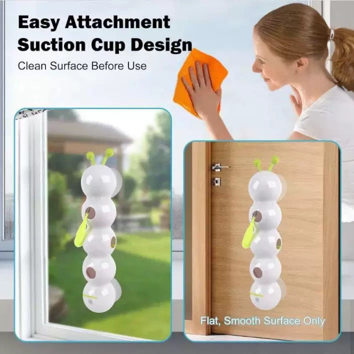Self-Moving Cat Toy with Wiggly Worm – Automatic Kitten Teaser with Feather, Smart Motion & Battery-Powered Fun for Playful Cats