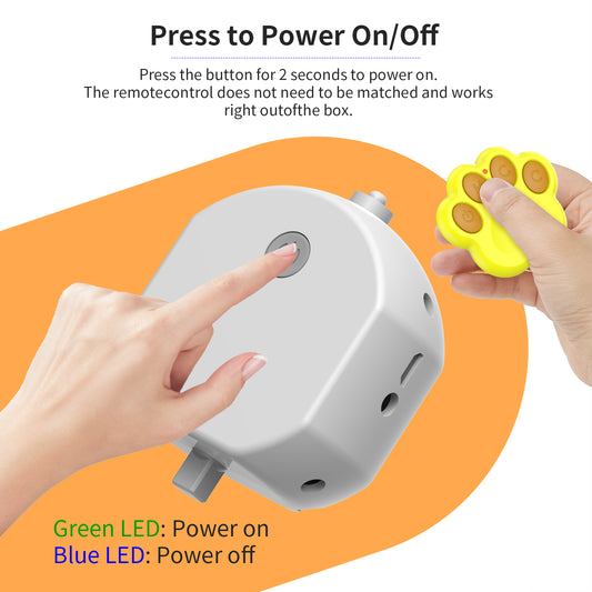 Interactive Pet Toys, [Newly Upgraded] Auto-Rolling Ball - Motion Activated Self-Play Toy for Bored Dogs & Cats, USB Rechargeable & Durable (Small/Medium/Large Pets)