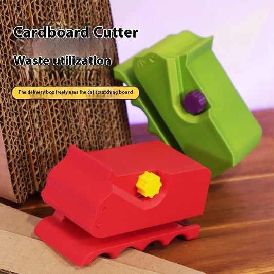Purr-fect Cardboard Shredder for Cat Lovers - DIY Scratching Pad Maker Tool | Safe & Easy Recycled Material Cutter