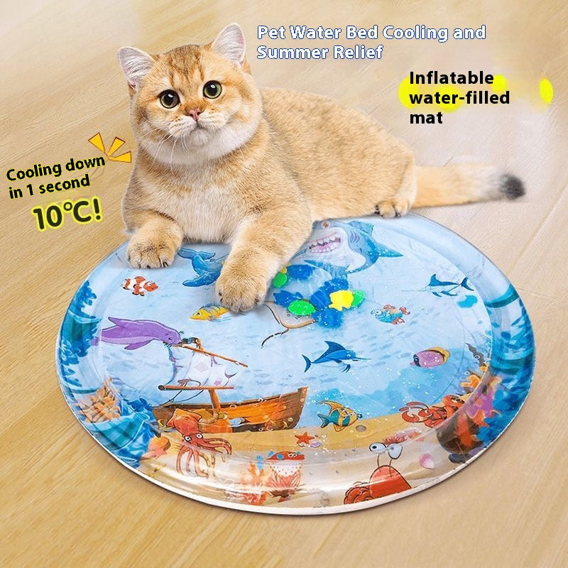 Pet Water Activity Mat - Extra Thick Design Keeps Floors Dry During Playtime!