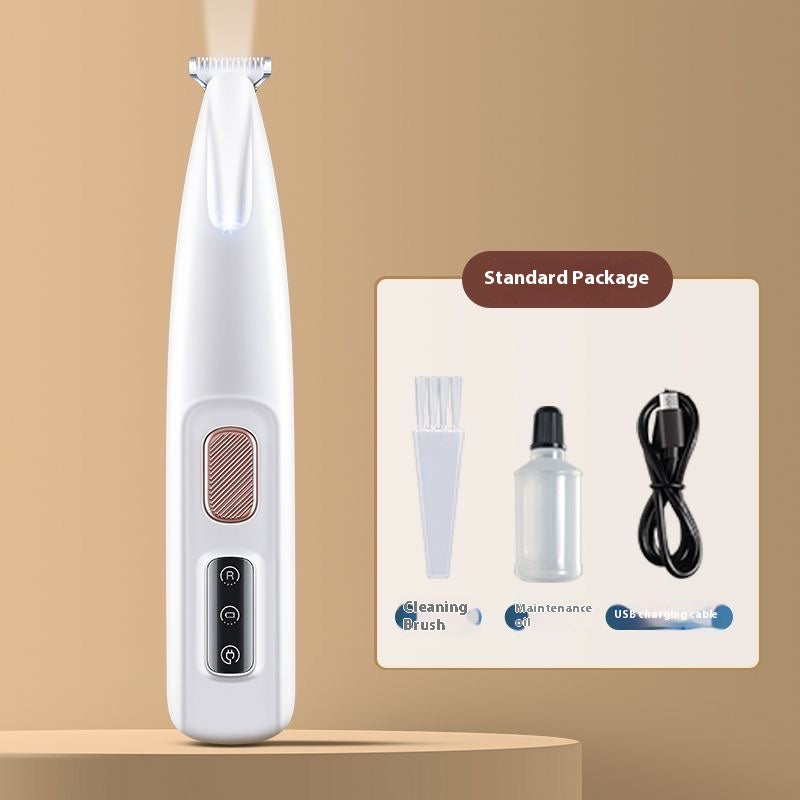 Paw-fect Grooming Kit: Waterproof Pet Trimmer with Light - Safe Paw Hair Clipper for Dogs & Cats (No Nicks!)
