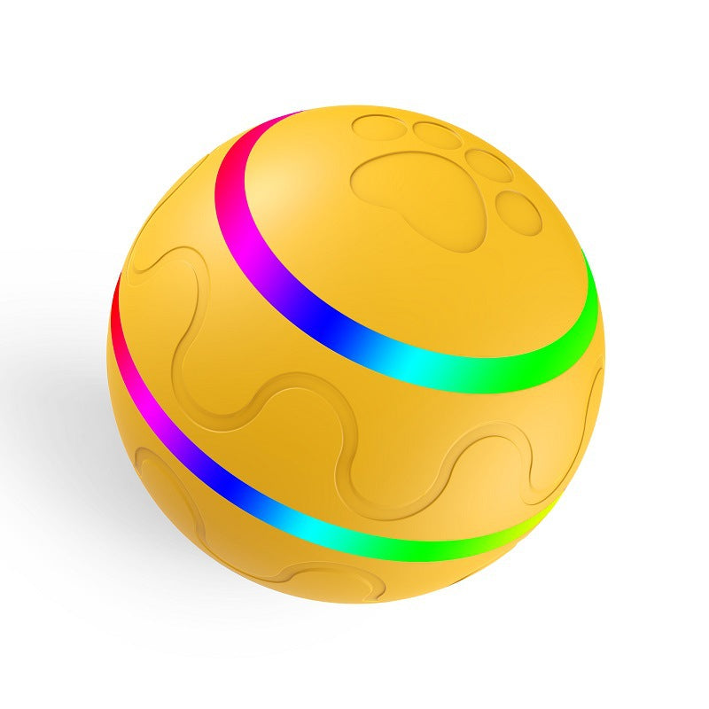 Interactive Pet Toys, [Newly Upgraded] Auto-Rolling Ball - Motion Activated Self-Play Toy for Bored Dogs & Cats, USB Rechargeable & Durable (Small/Medium/Large Pets)